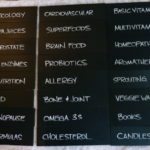 maddy's market chalkboard sign