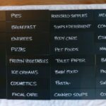maddy's market chalkboard sign