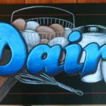 maddy's market chalkboard sign