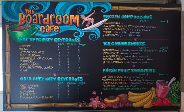 The Boardroom (left)