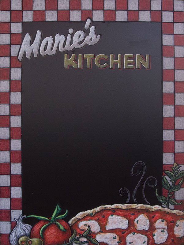 Maries Kitchen Italian Food Specials Chalkboard, Italian Chalk board