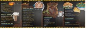 Sealed Restaurant Chalkboard menu sign