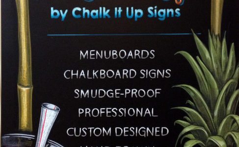 Chalkboard Sign Order from Chalk It Up Signs