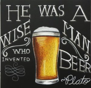 Latest Projects 2, beer chalkboard sign