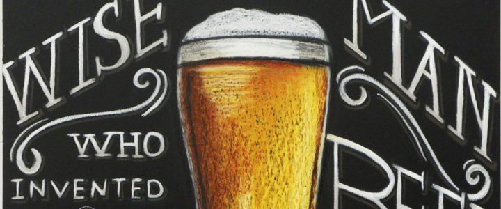 Chalkboard Beer Signs Sell Beer
