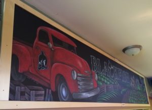 West Coast, Canada Chalkboard, Sunshine Coast, BC, Blackfish Pub Liquor Store Chalkboard Mural