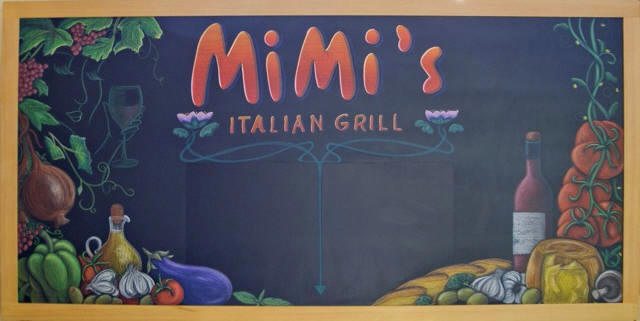 MiMi's Italian Grill Specials Chalkboard