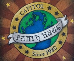earth rugs, promotional logo chalkboard