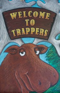 Alberta, Moose Chalkboard, Rocky Mountains, trappers-welcome-moose