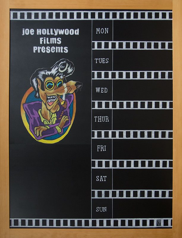 Movie Theater Chalkboard,Florida movie blackboard