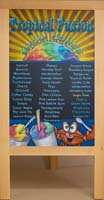 snow cone chalkboard,