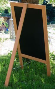 Single Sided Chalkboard Sidewalk Sign, Chalkboard A Frame, chalk it up signs, Single Sided Chalkboard A Frame