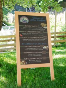 Single Sided Chalkboard Sidewalk Sign, Chalkboard A Frame, chalk it up signs, Single Sided Chalkboard A Frame