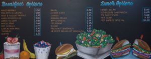 chalk menu, chalk menus, chalkmenu, chalkmenus, breakfast chalkboard, lunch chalkboard, restaurant chalkboard menu, cafe chalkboard, cafe chalkboard menu, Boston, New York, sealed chalk art, Chalk It Up Signs, fruit art, food art, salad art, sandwich,