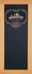 erasable chalkboards, erasable, chalkboards, Chalk It Up Signs, chalk, coffee, specials board, specials chalkboards, erasable specials chalkboard, delicatessen, edelweiss, deli, edelweiss deli, chalk ink markers, 