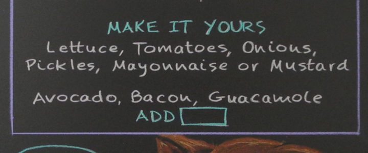 How Do You Make a Restaurant Chalkboard Menu Sign?