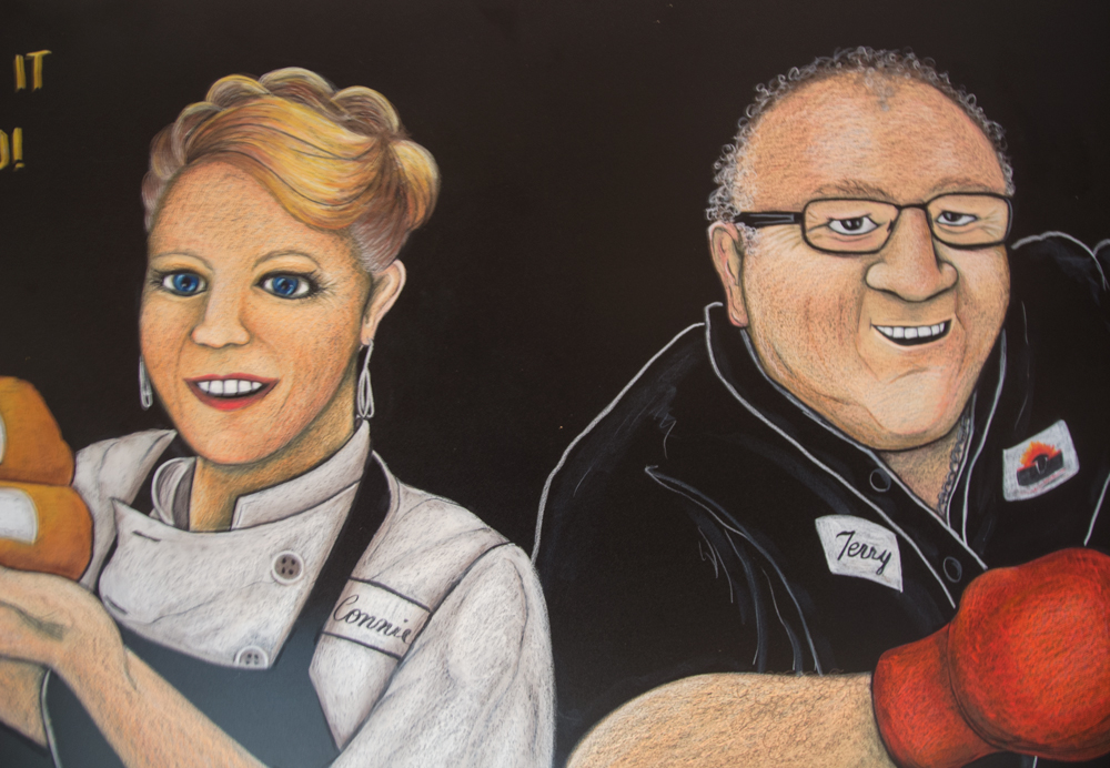 Chalk Art Signs For USA and Canada