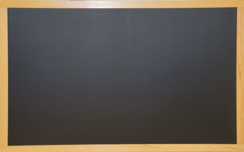 Blank Chalkboard with Quality Wood Framing