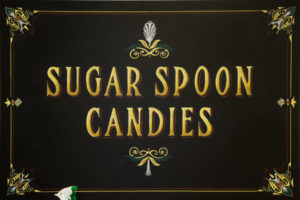 Buying Custom Chalkboard, sugar spoon candies, store sign, colorado