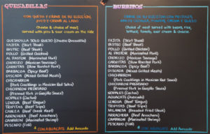 Chalkboard Menus are Disease Free, disease free menu sign, covid 19 restaurant solution, mexican restaurant chalkboard, chalkboard menu,