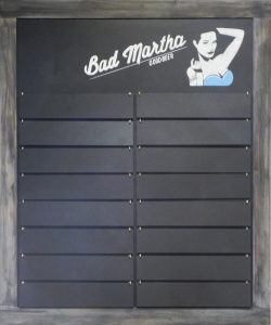 slat chalkboard, chalkboard slat, chalk images, chalkboard with slats, slats,bad martha pub