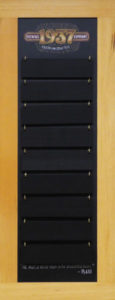 Small Chalkboard with Slats, slat chalkboard