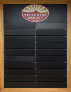 20 Slat Beer Chalkboard, Slats Beer Chalkboard