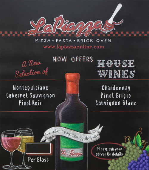 La Piazza Chalkboards For Plainview New York