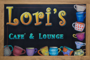 coffee cup chalkboard