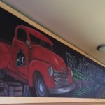 West Coast, Canada Chalkboard, Sunshine Coast, BC, Blackfish Pub Liquor Store Chalkboard Mural
