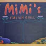 Calgary, Chalkboard Canada, Mimi's Italian Restaurant Chalkboard