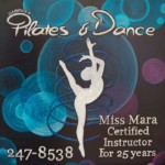 Gabriola Island, BC, Canada, Chalkboard sign, dance studio, ballet, pilates