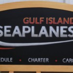 Framing, Seaplane logo chalkboard, Gabriola Island, British Columbia, Canada CHalkboard,
