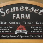 farmers market chalkboard sign