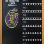Movie Theater Chalkboard,Florida Halloween Movie Blackboard, movie blackboard