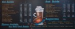 Menu Chalkboard with Art., chalk menu, menu chalkboard, world trade center, chicago, Chalk It Up Signs, breakfast menu, menu, chalkboard, Chicago, food images, coffee, hand drawn lettering, cafe, chalkboard sign,