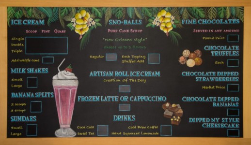 Chalkboard menu for Ice Cream Store, removable slatsĀ chalkboard sign, chalkboard sign with removable slats, katz'z deli. texas, chalkboard sign with removable slats,deli signs, Chalkboard menu, chalkboard restaurant sign, shop for menu chalkboard, shop for chalk art sign, purchase chalkboard art, buy chalk art sign, chalk it up signs, chalk art, chalk signage, hand drawn, hand made, custom chalkboard menu, custom chalk sign, Full Artwork Chalkboards, Menu Chalkboard, Chalk It Up Signs, Custom Chalkboard, Chalk Sign, Chalkboard Menu, Canada, United States, Vancouver, Toronto, Montreal, New York, Los Angeles, chalk art design, hand drawn chalk art, chalkboard art, Nanaimo, California, smudge proof, easel, A Frame, Boston, Seattle, Miami, LA, San Francisco, printed chalkboard, framed chalkboard, Scottsdale,Digital Printed Chalkboard, small chalkboard, wedding chalkboard, cafe chalkboard, chalk artist video