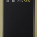 Gold Frame Logo Chalkboard, gold frame, MLG cafe, chalkboard, chicago