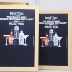 Buffalo Trace Chalkboard, printed chalkboards, distillery chalkboard, chalk It Up Signs, Sazerac Company, New Orleans