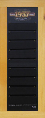 Small Chalkboard with Slats, slat chalkboard